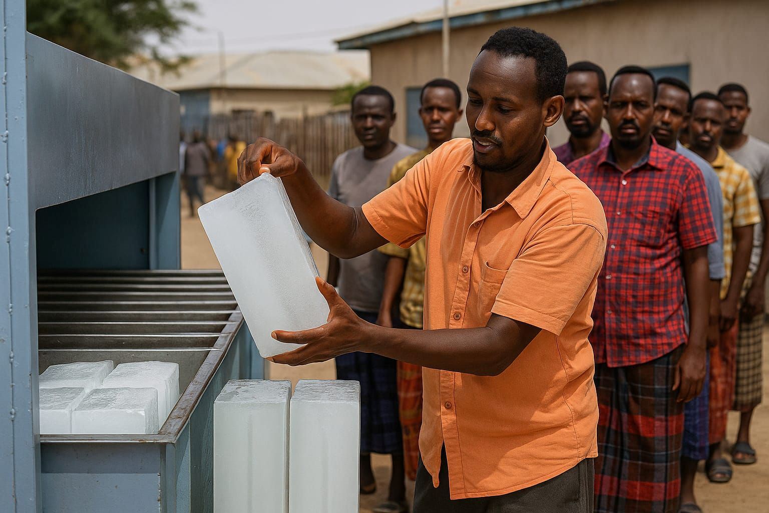 Tamutom’s Block Ice Machines in Somalia: Essential Cooling Solutions for the Fishing Industry and Daily Life